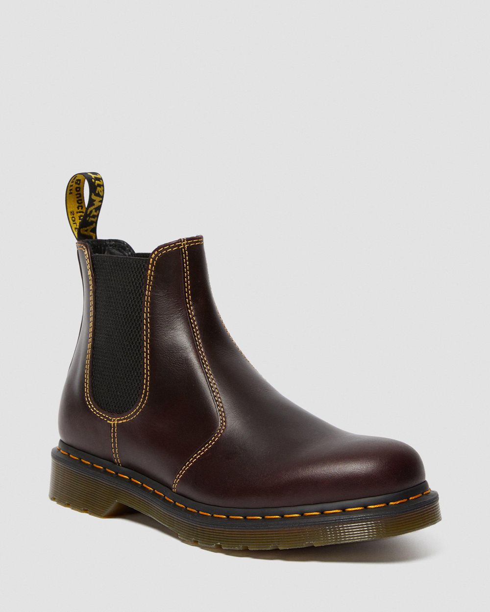 Dr Martens 2976 Atlas Kožené Chelsea Boots Panske ( Oxblood ) SK 693-RUKPQE